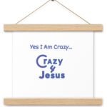 matte paper poster with hanger in oak frame 10x10-front